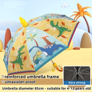 umbrella for kids Auto Open Cute CartoonUmbrella Kids Rain Gear