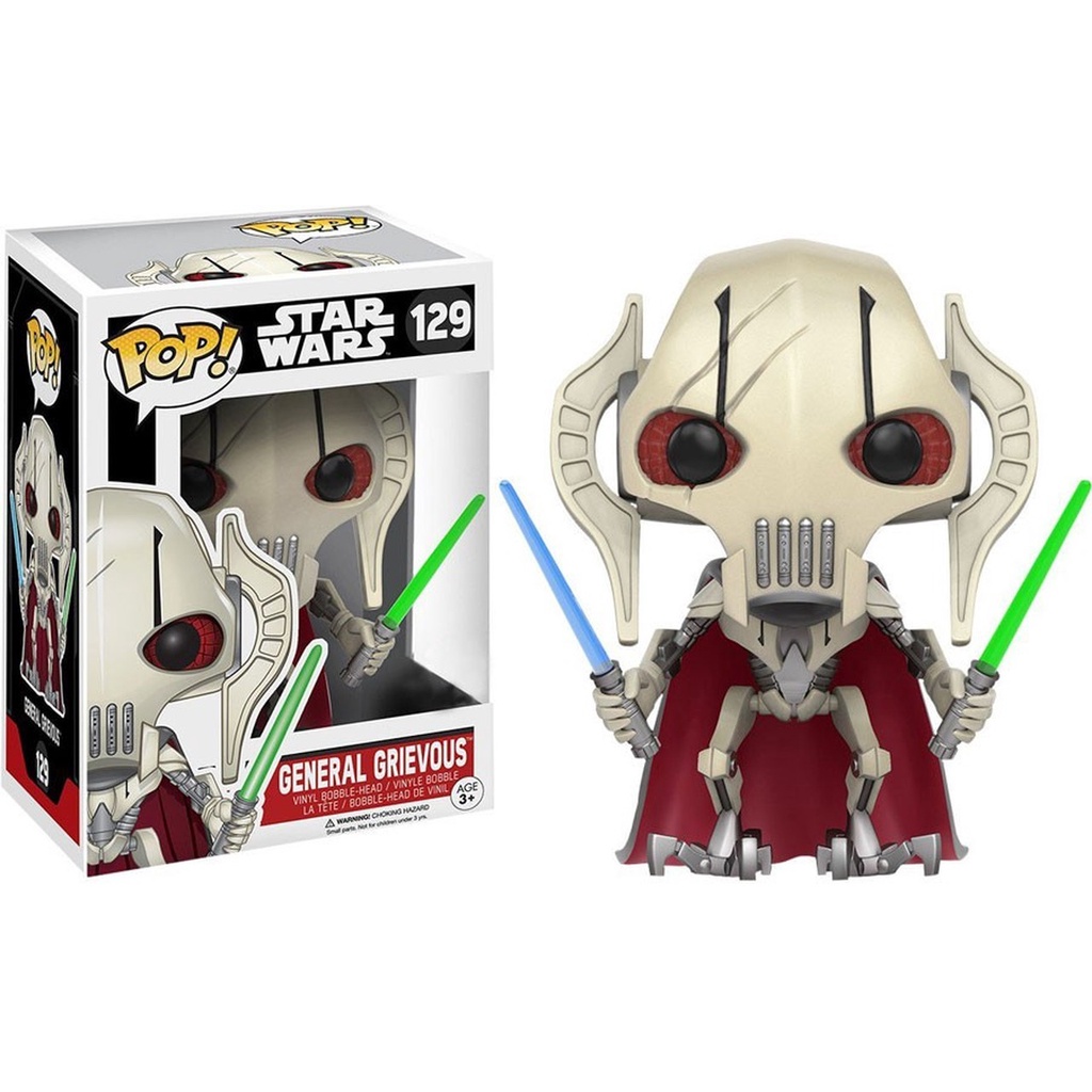 FUNKO POP 129 Star Wars General Grievous Walgreens Vinyl Figure Model  ToySports Shoes 3WWd | Shopee Philippines