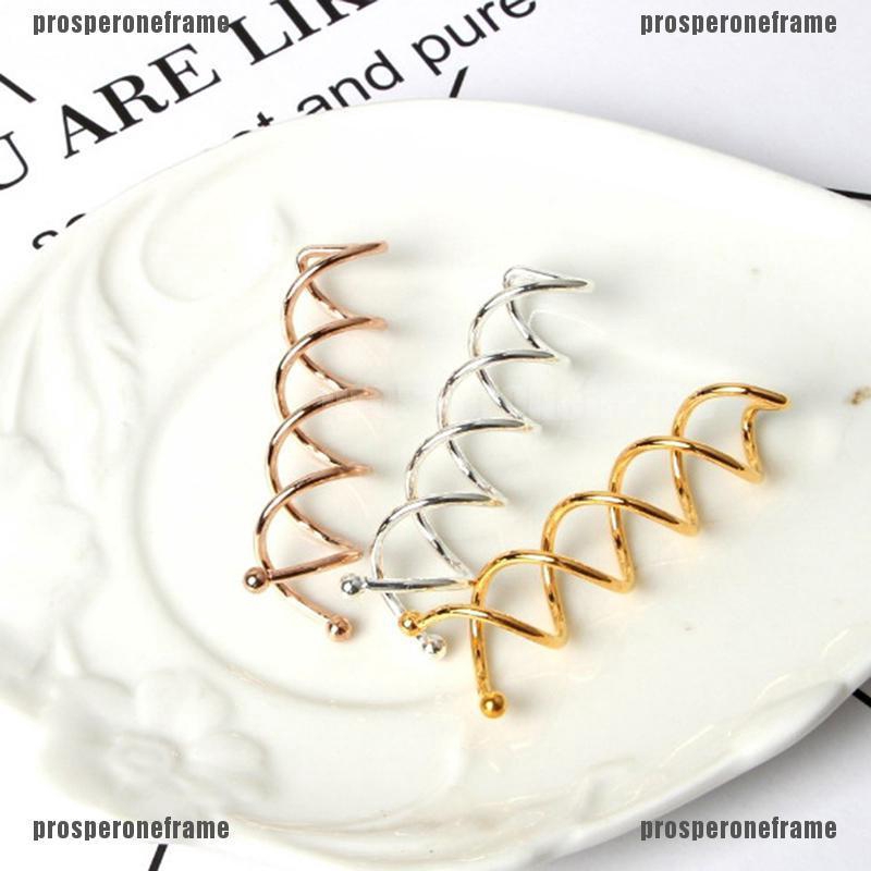 10 Pcs Spiral Twist Hair Pins Spin Clips Bun Stick Pick