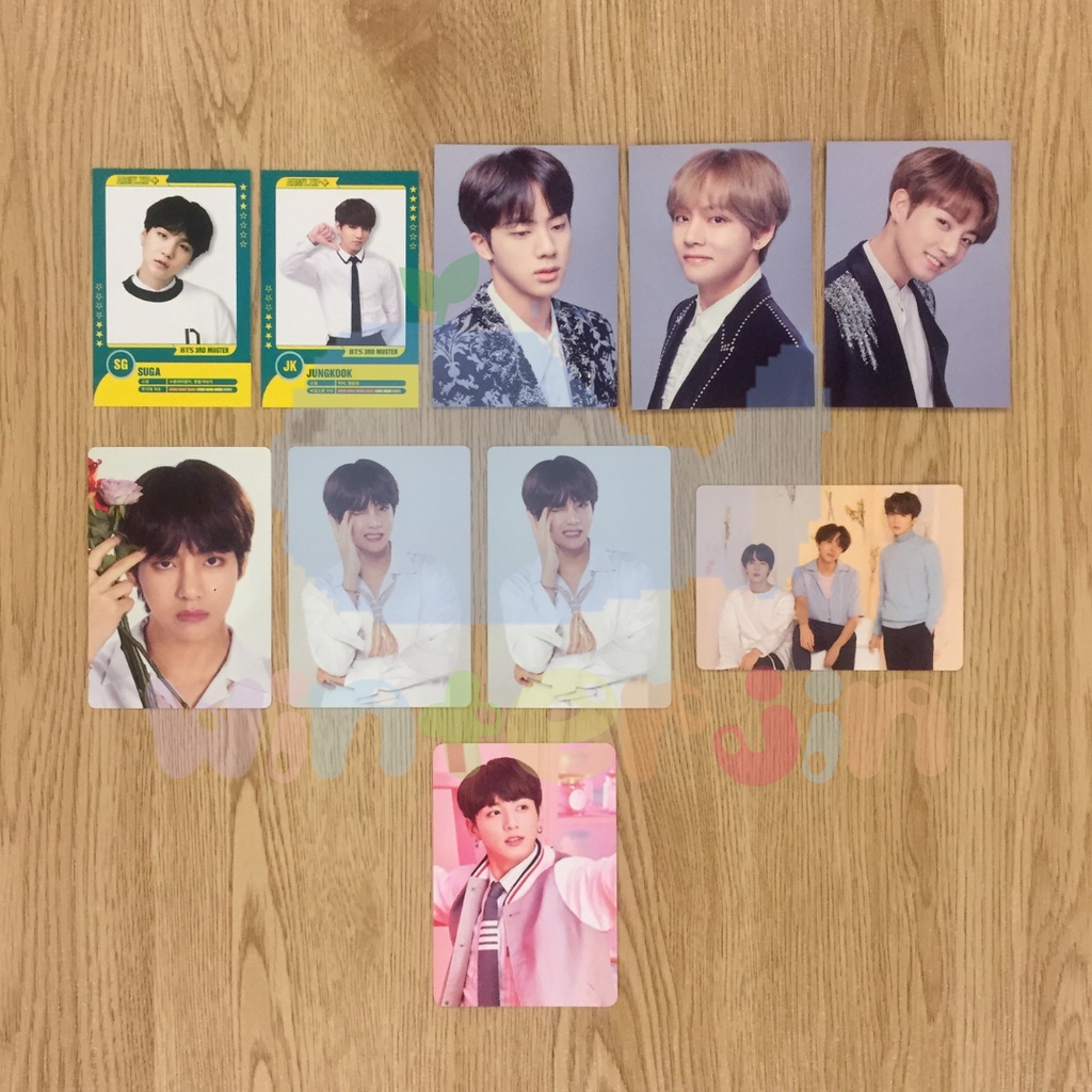 BTS MINI PHOTOCARD 3RD 4TH MUSTER LOVE YOURSELF WINGS TOUR THE FINAL ...