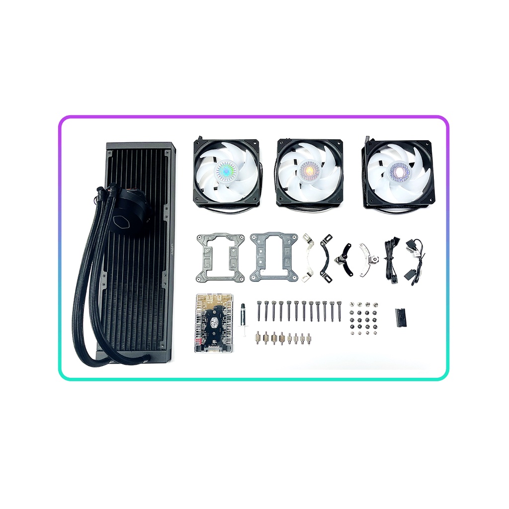Cooler Master ML360L V2 ARGB Ice God White/Black CPU Liquid Cooler Computer Case Water Cooling
