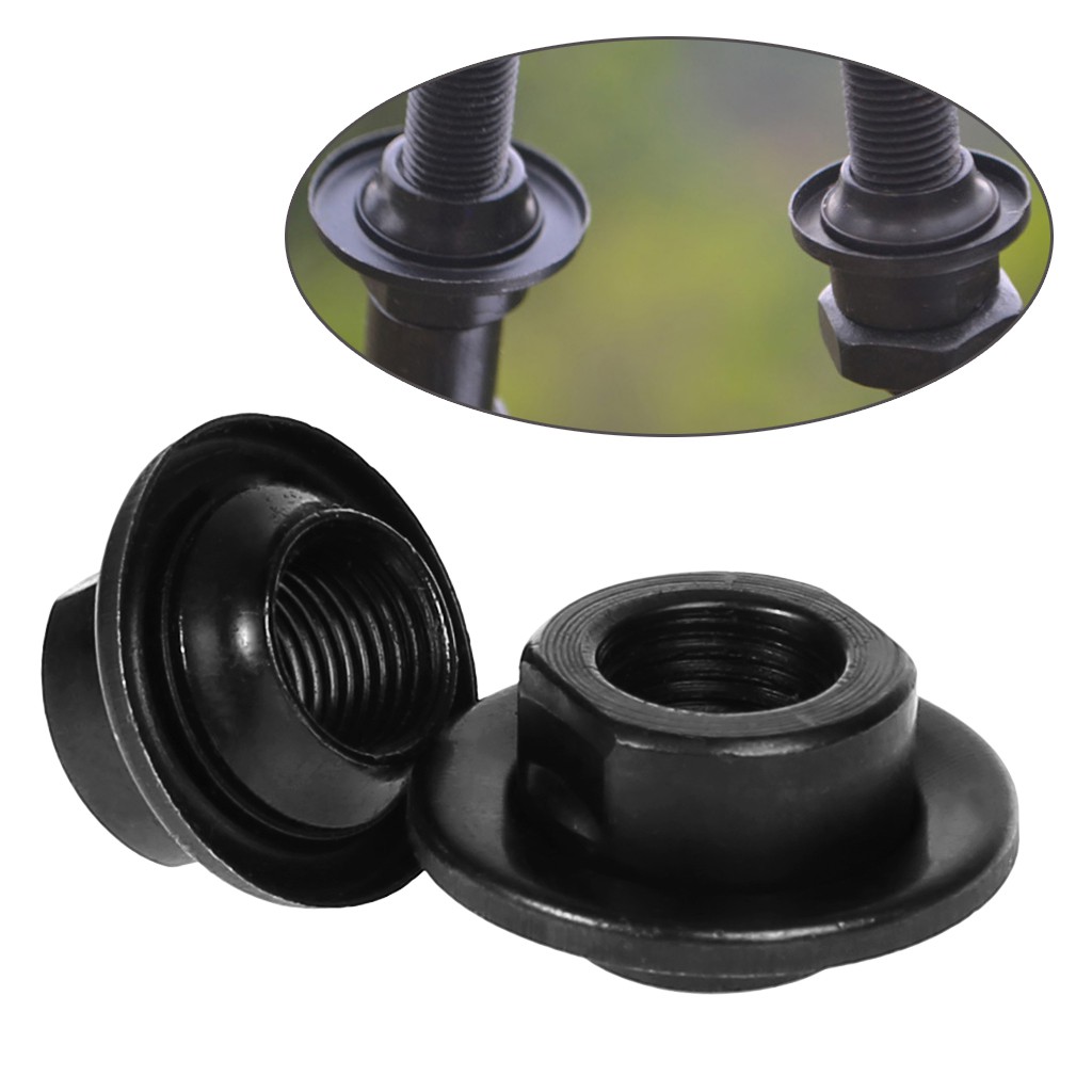 Bicycle Hub Nut Fixed Gear Front Rear Axle Screw S//L Shaft Supplies Bike Pa J JR