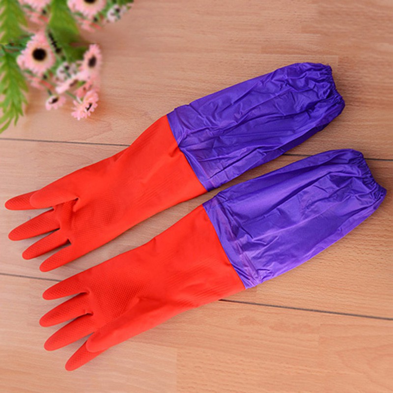 cotton lined rubber gloves for washing dishes
