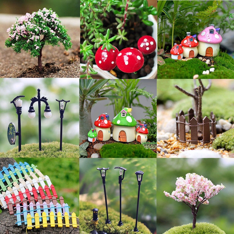 mini Craft Figurine Plant Pot Garden Ornament Miniature Fairy Garden Decor FT
