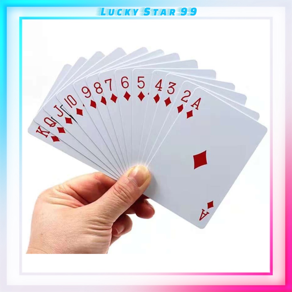 Plastic Playing Cards Baraha Poker Playing Card Shopee Philippines