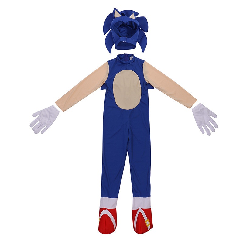 Low price event saleAnime sonic hedgehog cosplay costume for girls 4-13 years old