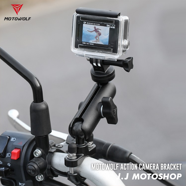 Motowolf Action Camera Holder/Bracket Shopee Philippines