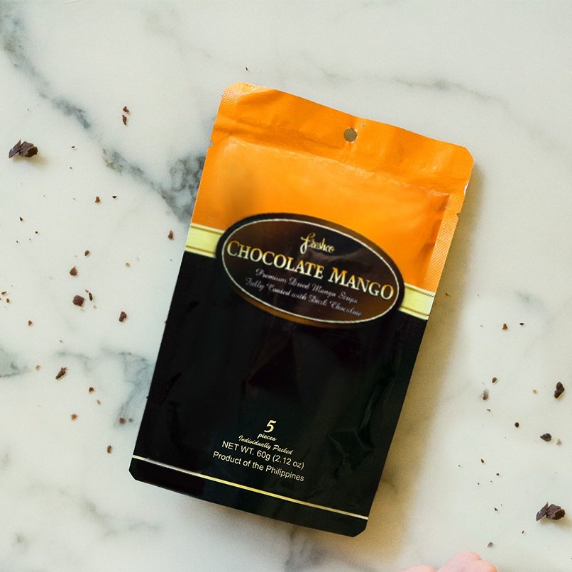 Freshco Dark Chocolate Dried Mangoes (60 grams/pack) Shopee Philippines