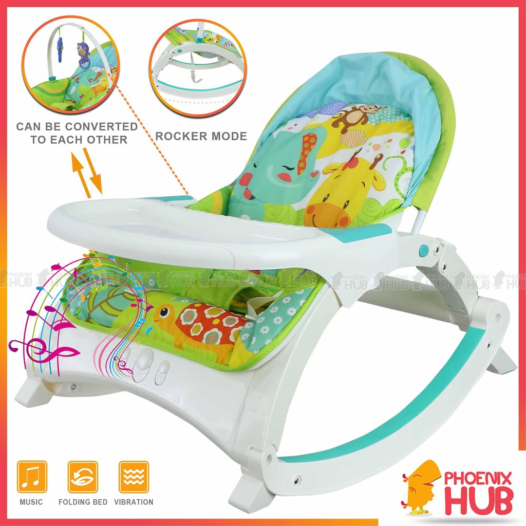 portable rocking baby bed