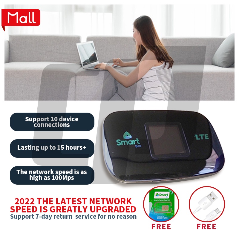 2022 The latest 5G Smart Pocket WiFi Prepaid Shopee Philippines