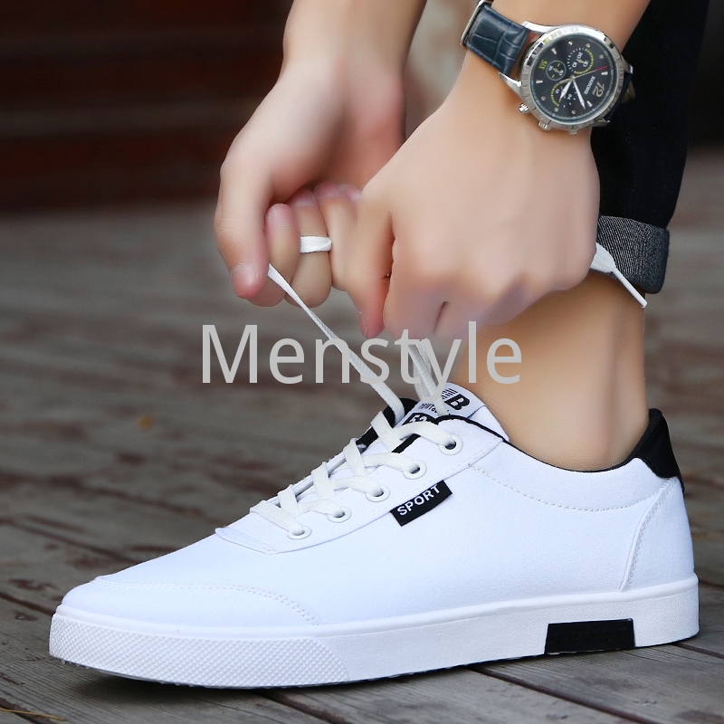 men's canvas breathable board casual shoes