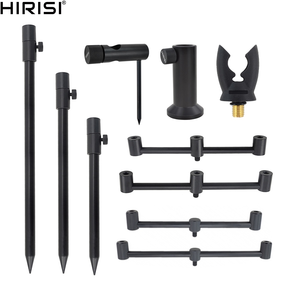Hirisi Carp Fishing Rod Pod, Bank Stick and Buzz Bar, Fishing Rod