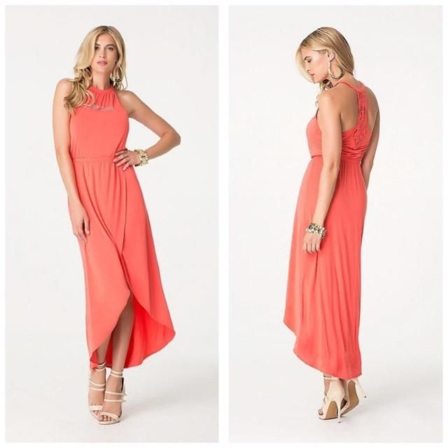 Bebe Halter Maxi Dress Auth Bnwt Shopee Philippines