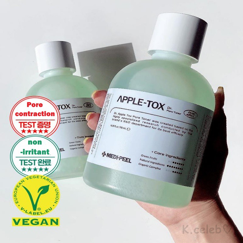 MEDI-PEEL] Dr. Apple Tox Pore Toner 500ml Weakly Acidic Anti-Sebum Fresh  Exfoliating | Shopee Philippines