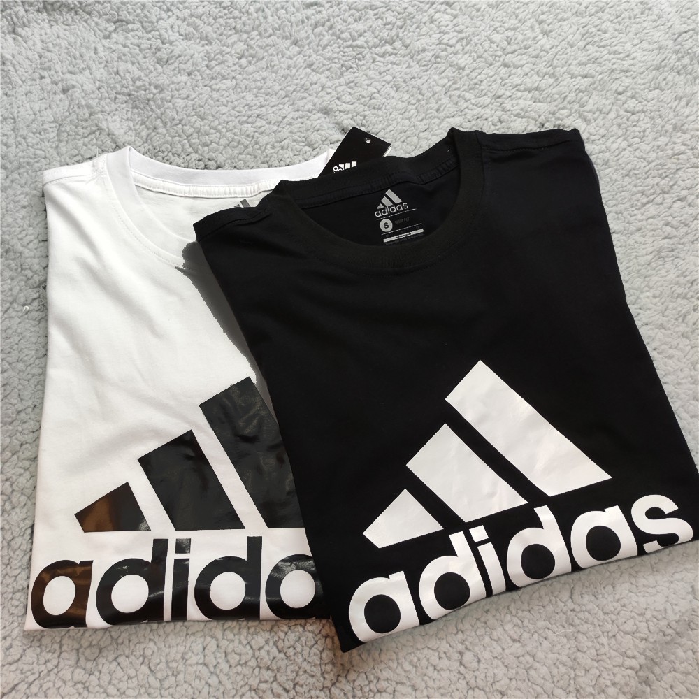 Adidas Essentials Linear Logo Tee Tech Black / White Adidas Drifit Shirt  Dri Fit T-Shirt | Shopee Philippines