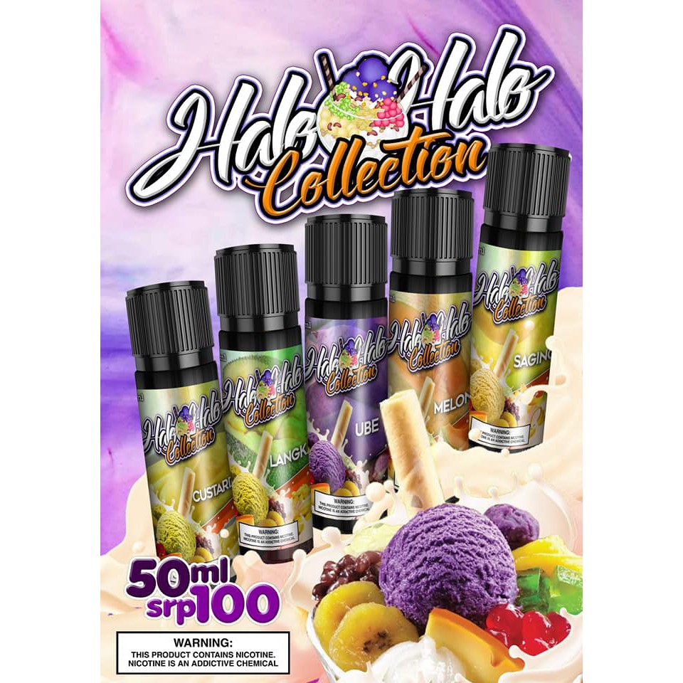 50ml Halo Halo collection Vape Juice E Liquid Vaping Low Strength High