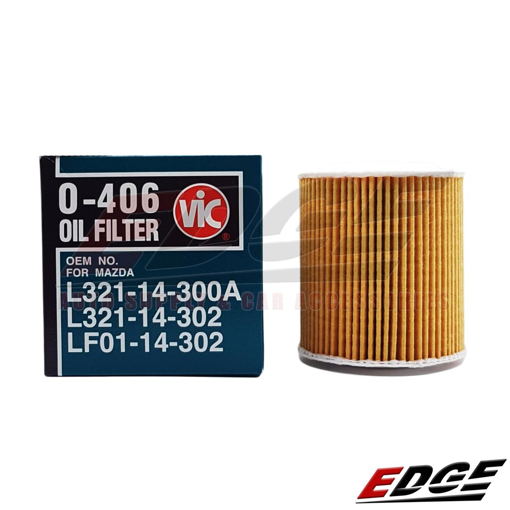 Vic O 406 Car Oil Filter Element Type For Mazda Cx 7 2300 Mpv Tribute 2300 Ford Escape Mazda 3 Shopee Philippines