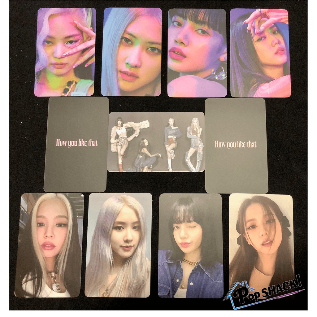 Blackpink How You Like That Special Edition Official Ktown4u Exclusive Pob Photocards Shopee