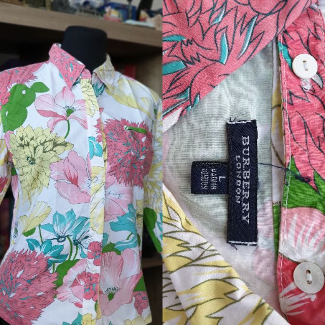 burberry flower shirt