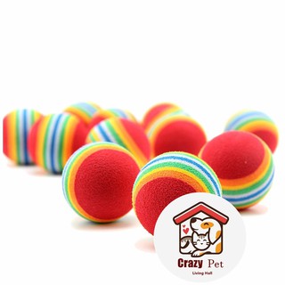 [Crazy Pet] Pet Cat Dog Rainbow Ball Soft EVA 4.2cm #6