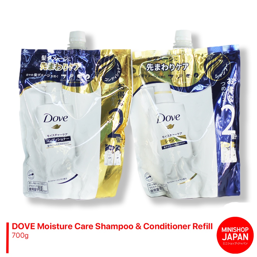 Dove Moisture Care Shampoo & Conditioner Refill Shopee Philippines