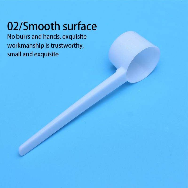 10pcs/set 5g Plastic Measuring Spoons Coffee Protein Milk Powder Scoop Kitchen Measuring Cups