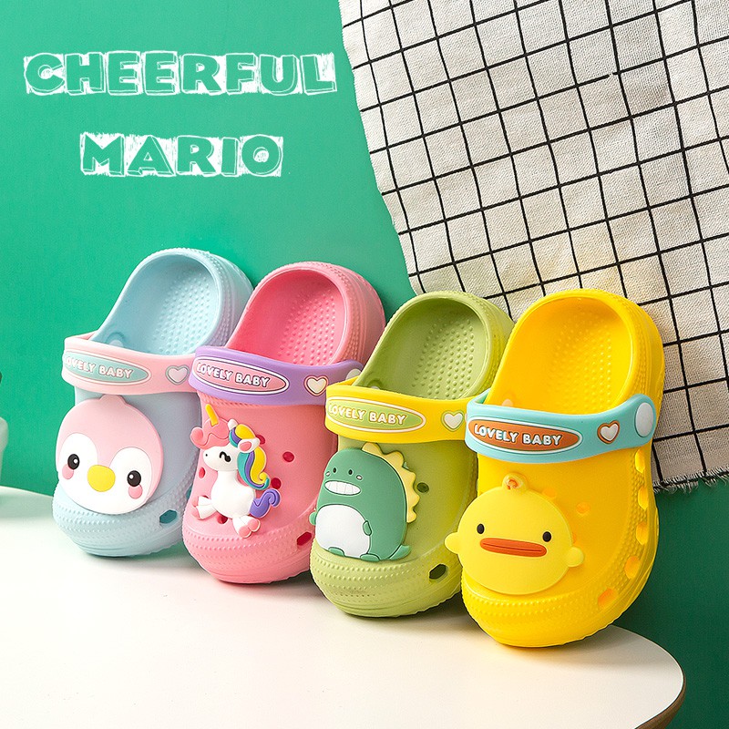 Boys and Girls Cartoon Non-slip Closed Toe Sandals