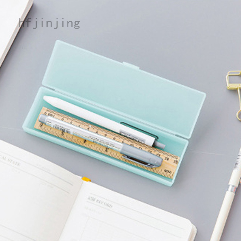 clear pencil case box