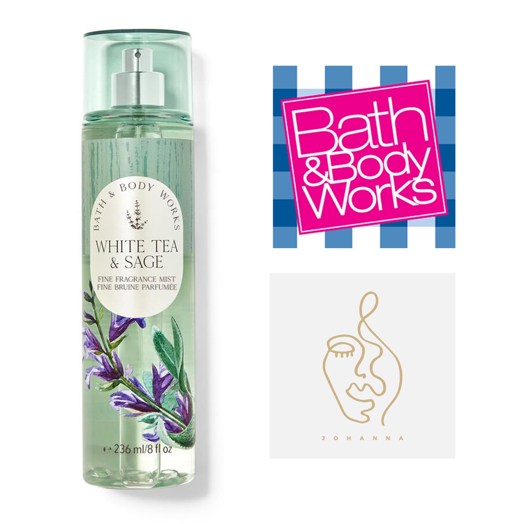 White Tea And Sage Original Bath And Body Works Fragrance Mist Shopee Philippines