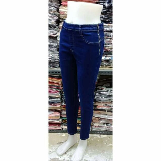 jeans with front buttons