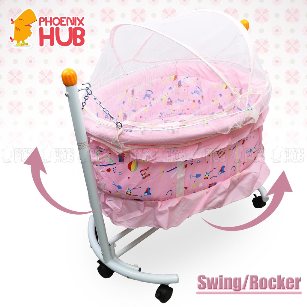 Ph C326 Baby Bed Baby Carriage Baby Cradle Bed Crib Rocker Baby