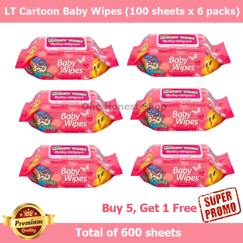 looney tunes baby wipes