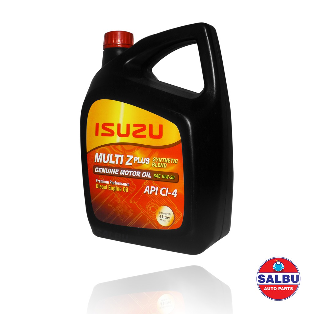 Isuzu Motor Oil Multi Z Plus Synthetic Blend SAE 10W30 (4L)  Shopee