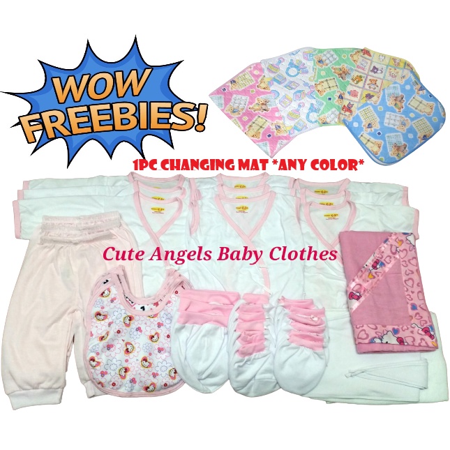 46pcs Good Quality Cotton New Born Baby Clothes Set Complete Newborn