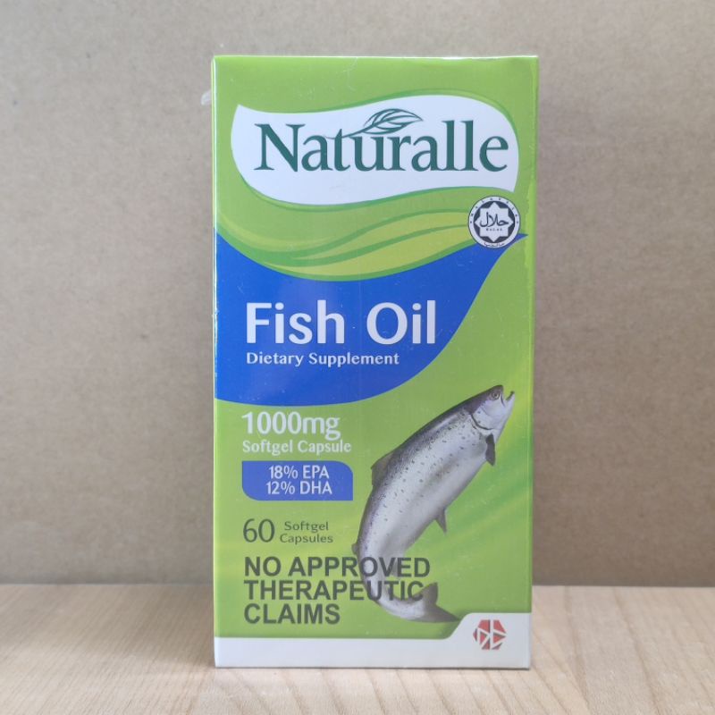 Naturalle Fish Oil 1000mg 60 Softgel Capsules Shopee Philippines