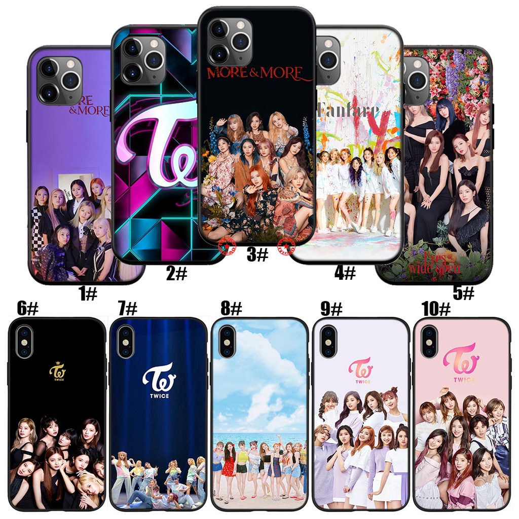 Tn34 Twice Soft Silicone Phone Case For Iphone 12 Pro Max Mini Xr Shopee Philippines