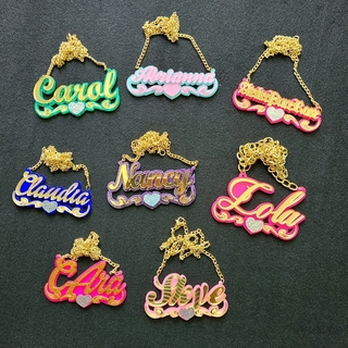 personalized baby name necklace