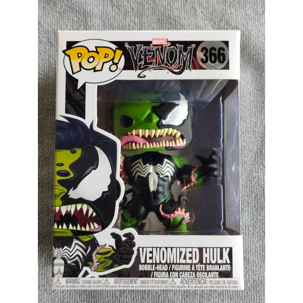 Venomized Hulk Funko Pop - Box #366 w/ Free Protector | Shopee Philippines