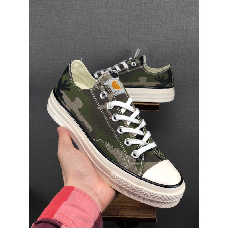 camo chucks low top