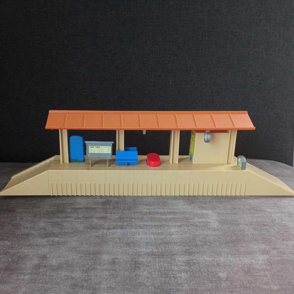 Preloved Vintage Santa Fe Express Sound Station train scene part battery operated