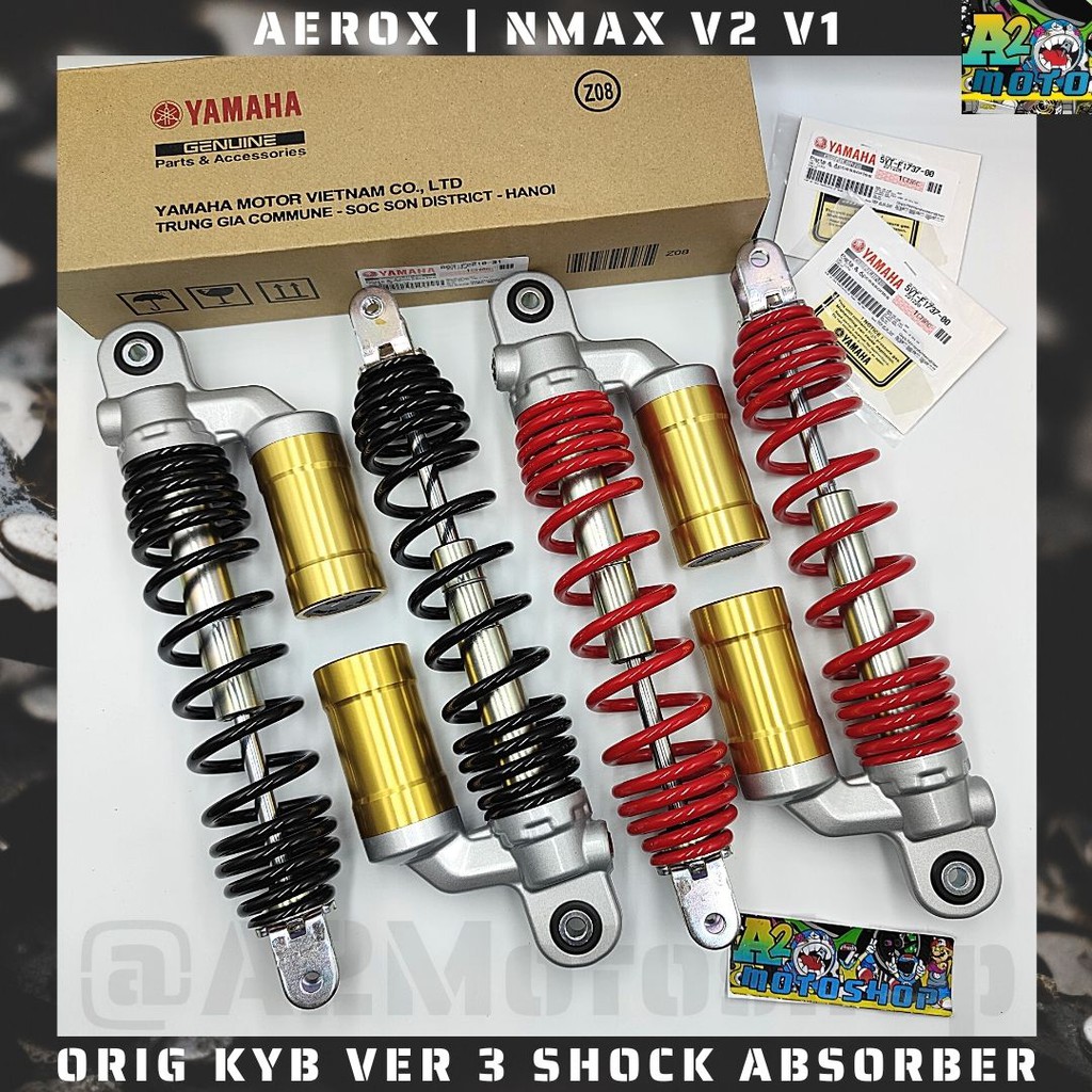 KYB v3 SHOCK NMAX V2 AEROX 305mm 350mm XMAX Rear Suspension Shock