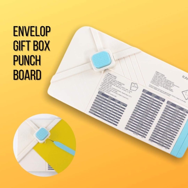 Multi-purpose Box Envelop Punch Board 