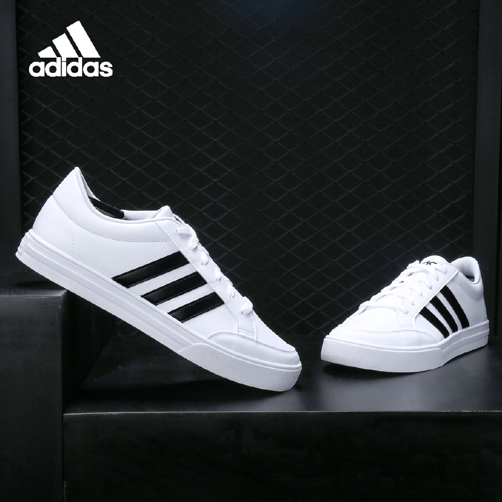 adidas low top white shoes