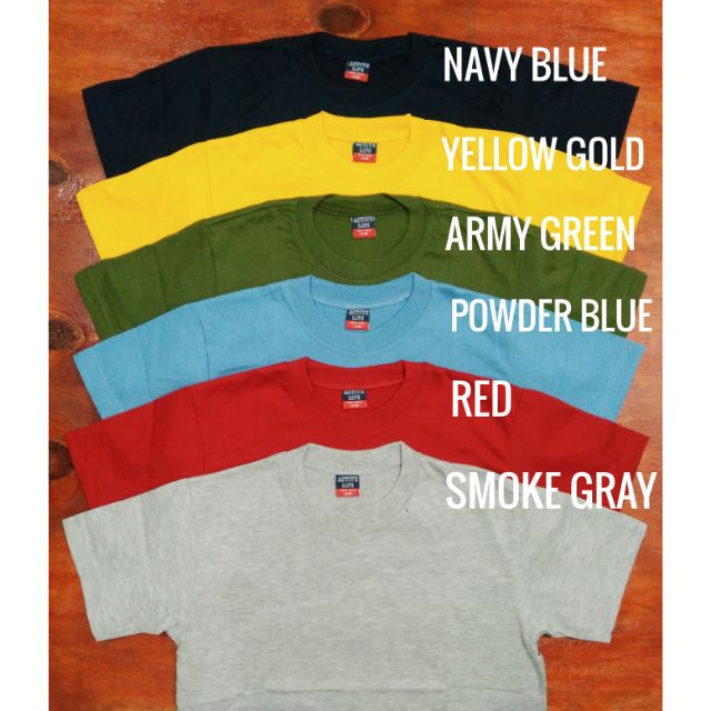 Active Life round neck √ plain shirts SALE SALE SALE pinapaubos nalang