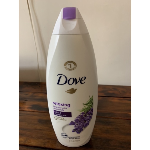 Original Dove Relaxing Lavender Oil & Chamomile Body Wash (650ml ...