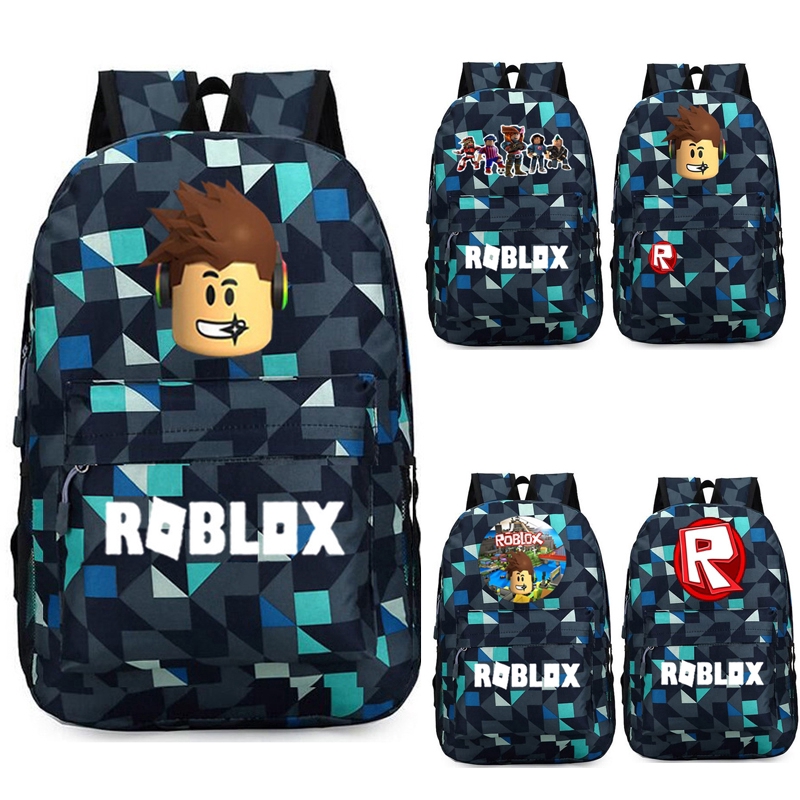 Game Roblox Backpack Men School Bag Students Boys Bookbag Travelbag Game Shopee Philippines - roblox backpack game