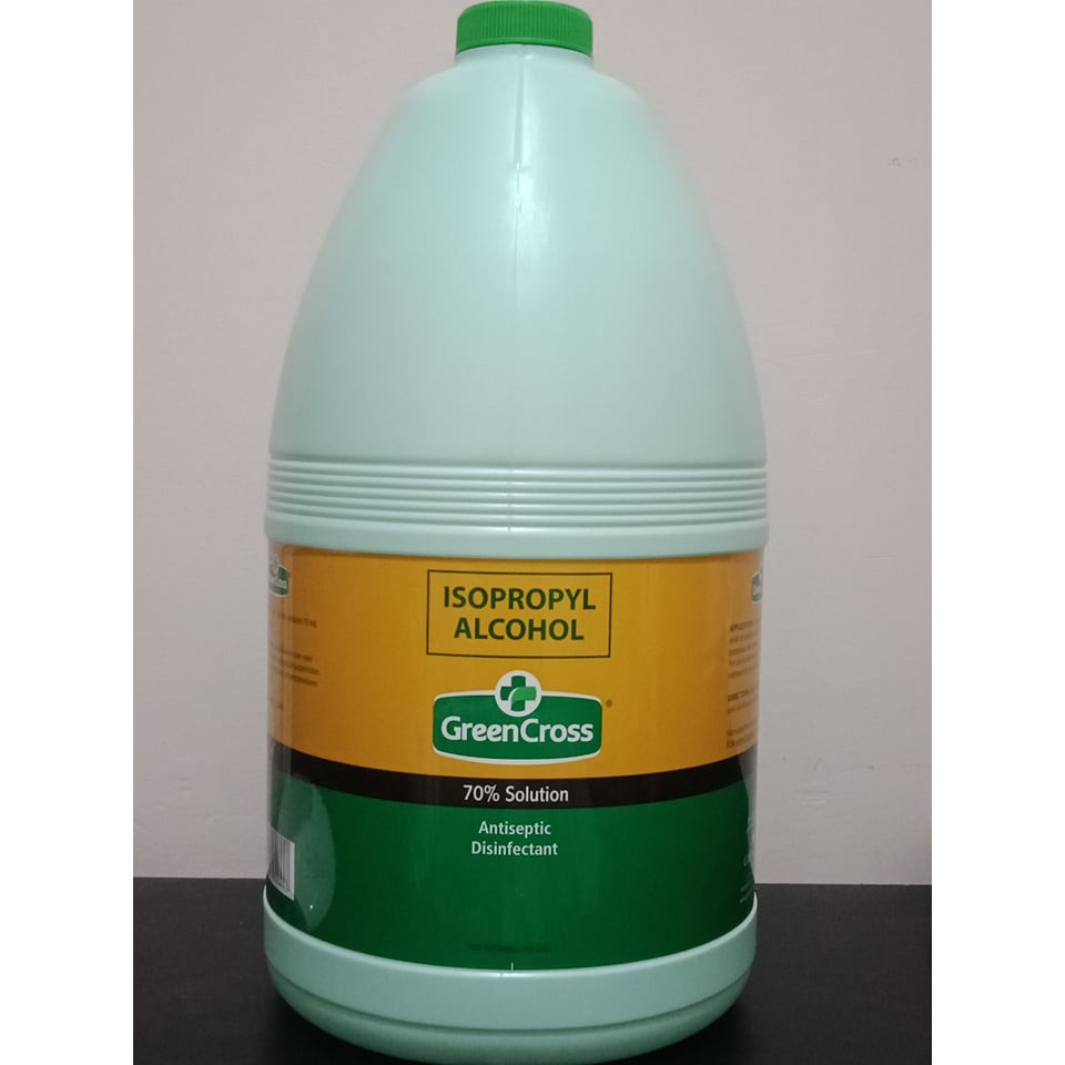 Green Cross Isopropyl Alcohol 70 3785 Ml Shopee Philippines