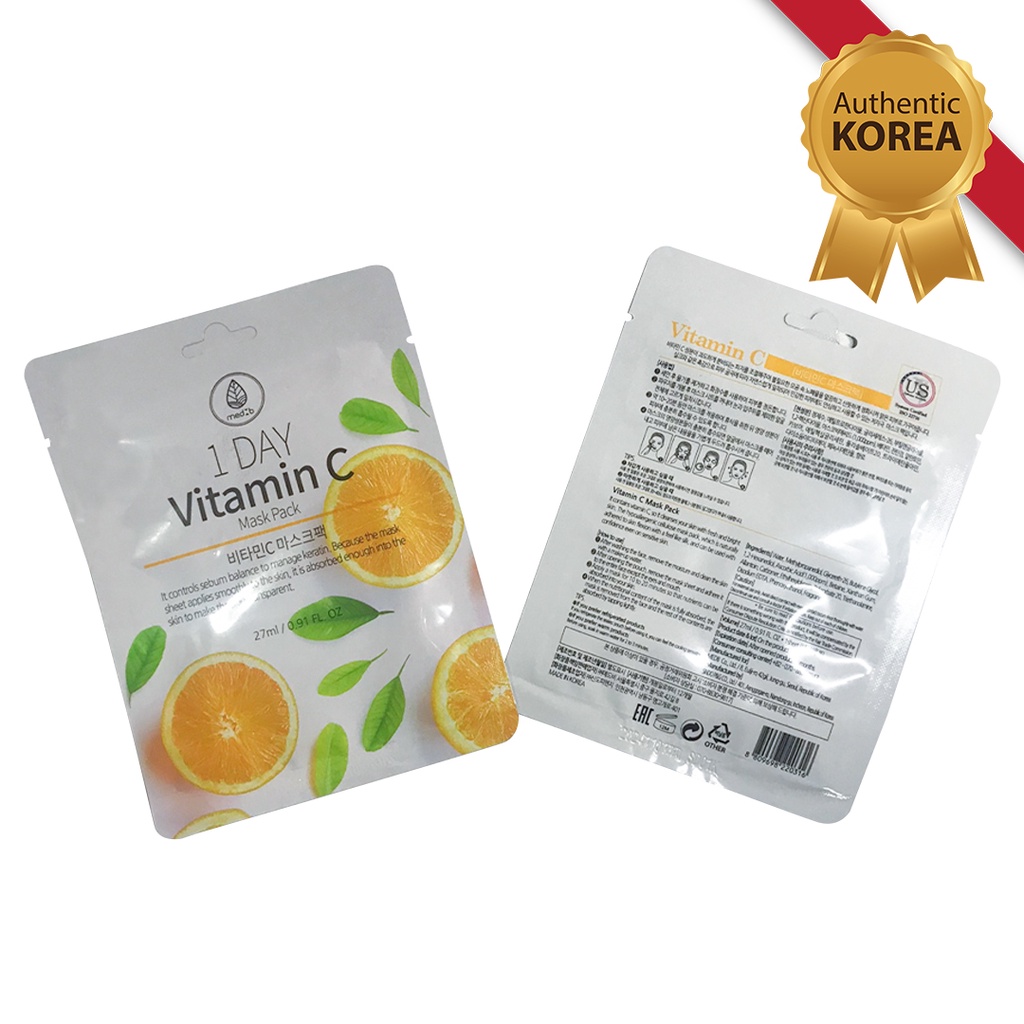 1 Day Vitamin C Mask Pack Shopee Philippines