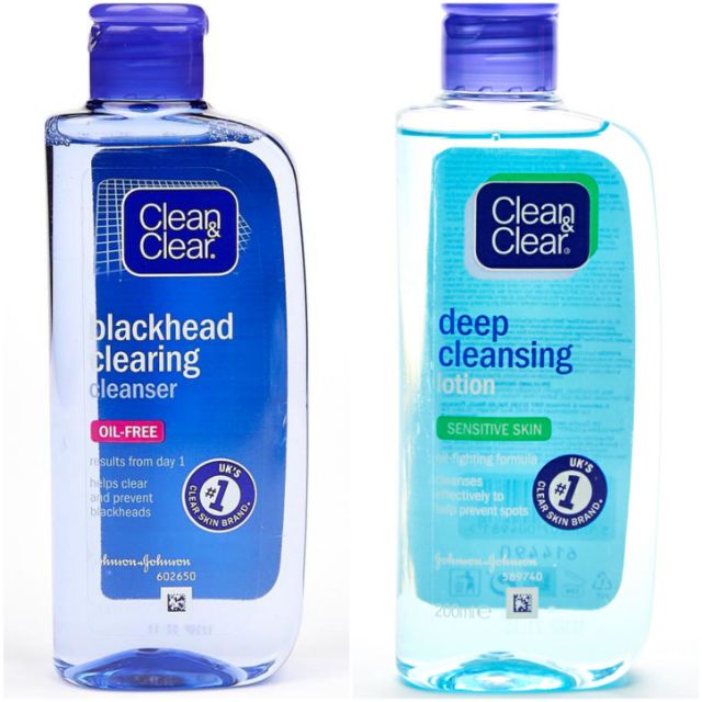 clean & clear deep cleansing lotion for sensitive skin 200ml