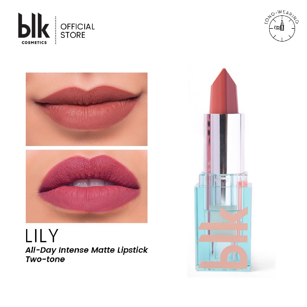 Blk Cosmetics K Beauty Two Tone All Day Intense Matte Lipstick Lily Shopee Philippines 9042